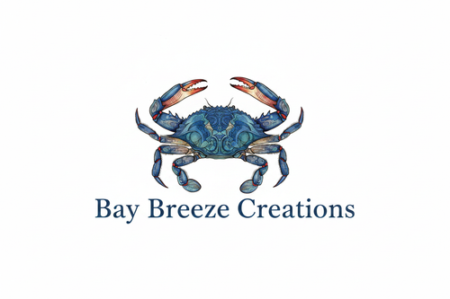 Bay Breeze Creations Blue Crab Logo