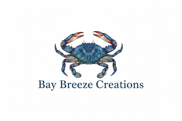 Bay Breeze Creations Blue Crab Logo